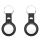 Akcesoria GSM i GPS KeyBudz AirTag Keyring skórzane etui do AirTag black 2 sztuki IEOKBAT2BK